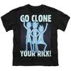 Rick And Morty - Go Clone Your Rick Youth Short Sleeve