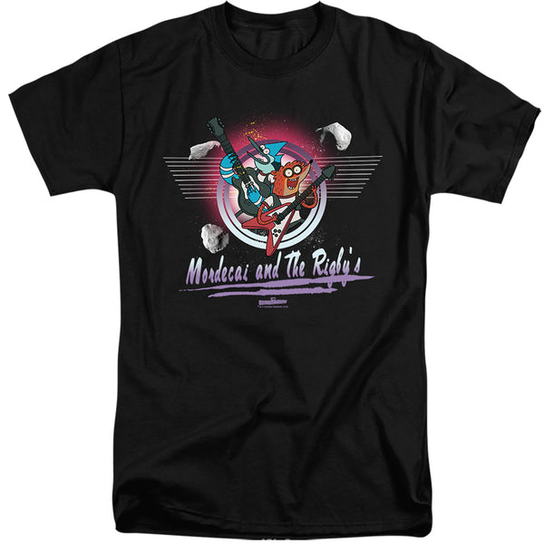 The Regular Show - Mordecai & The Rigbys Adult Tall Fit Short Sleeve