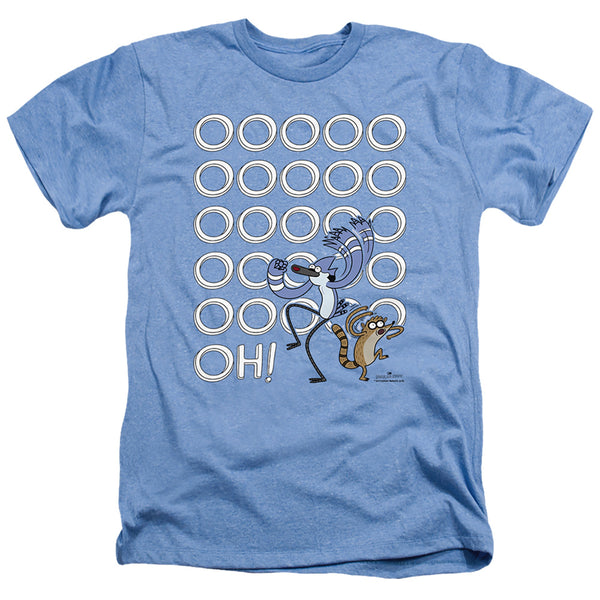 The Regular Show - Oooooh Adult Regular Fit Heather Short Sleeve
