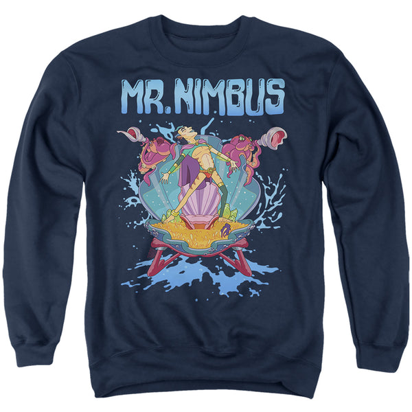 Rick And Morty - Mr. Nimbus Design Adult Crewneck Sweatshirt