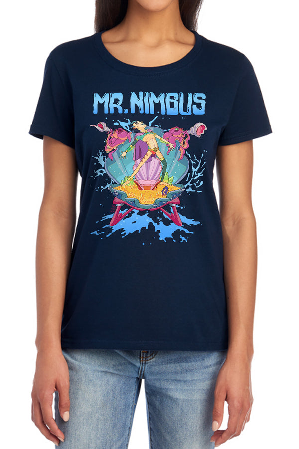 Rick And Morty - Mr. Nimbus Design Women's Short Sleeve