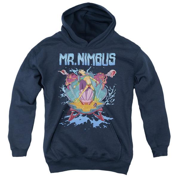 Rick And Morty - Mr. Nimbus Design Youth Hooded Sweatshirt
