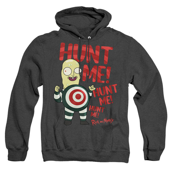 Rick And Morty - Hunt Me Adult Heather Hoodie
