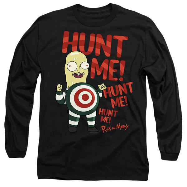 Rick And Morty - Hunt Me Adult Long Sleeve