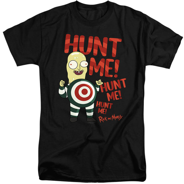Rick And Morty - Hunt Me Adult Tall Fit Short Sleeve