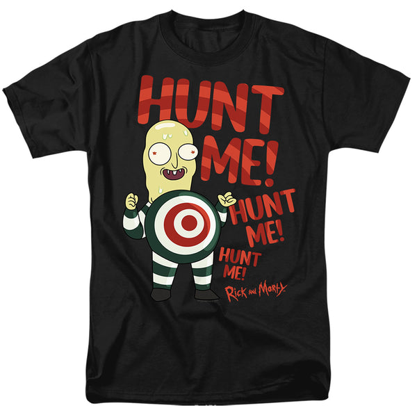 Rick And Morty - Hunt Me Adult Regular Fit Short Sleeve