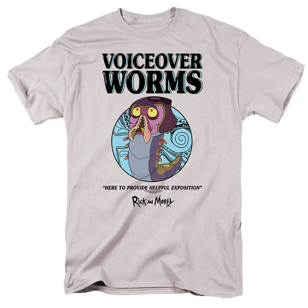 Rick And Morty - Voiceover Worms Adult Regular Fit Short Sleeve