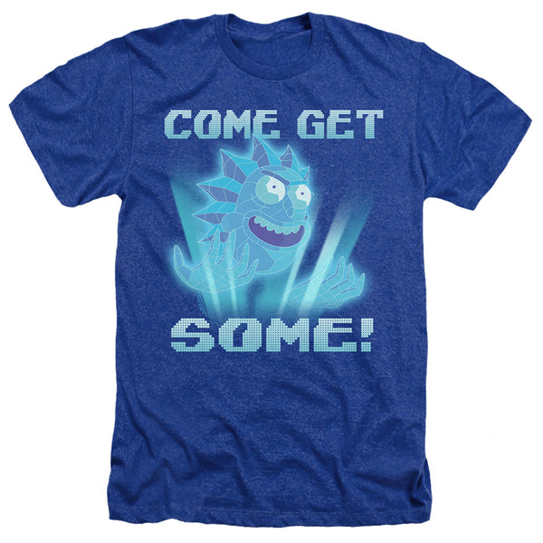 Rick And Morty - Come Get Some Adult Regular Fit Heather Short Sleeve