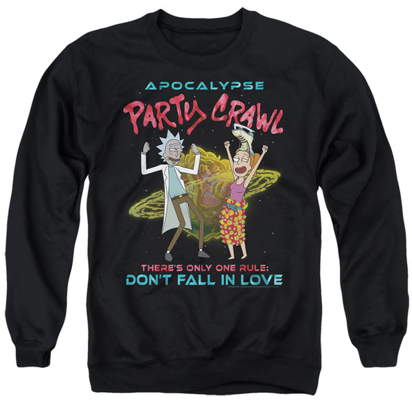 Rick And Morty - Apocalypse Party Crawl Adult Crewneck Sweatshirt