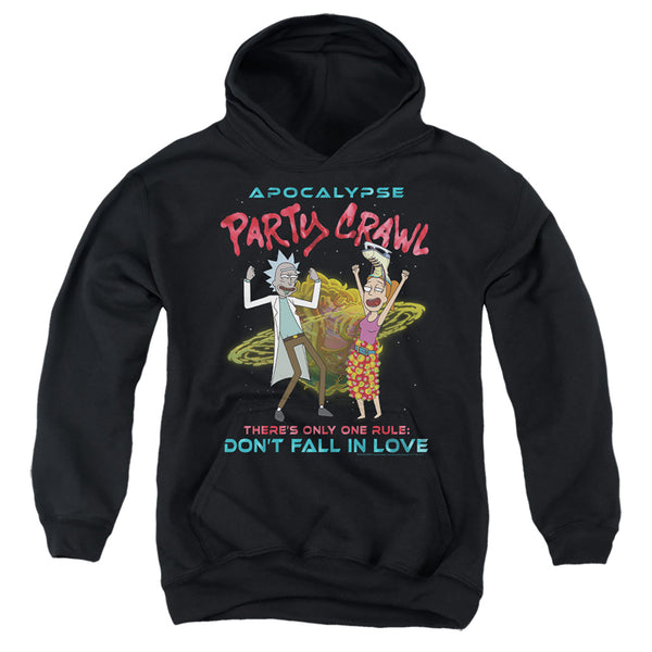 Rick And Morty - Apocalypse Party Crawl Youth Hooded Sweatshirt