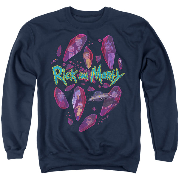 Rick And Morty - Death Crystal Futures Adult Crewneck Sweatshirt