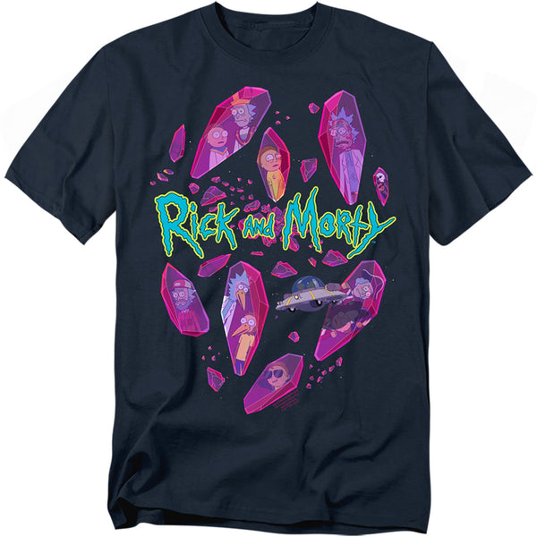Rick And Morty - Death Crystal Futures Adult Regular Fit Short Sleeve