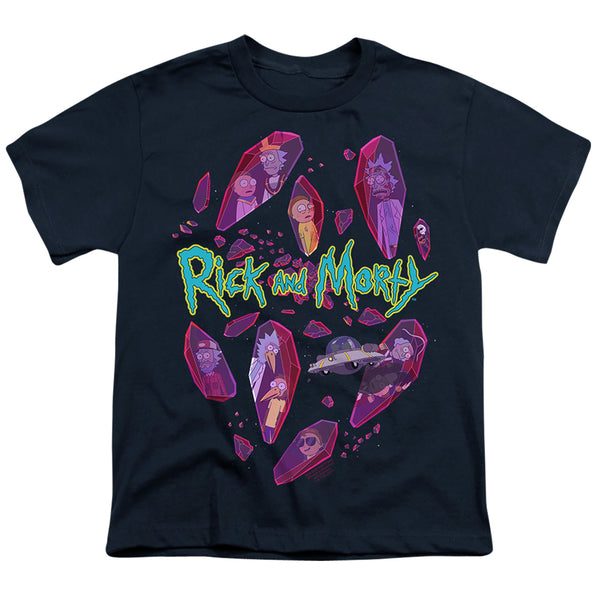 Rick And Morty - Death Crystal Futures Youth Short Sleeve