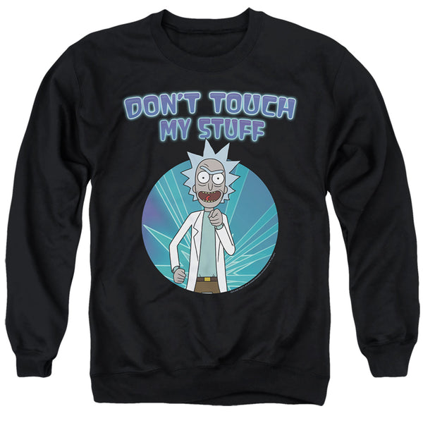 Rick And Morty - Don'T Touch Adult Crewneck Sweatshirt