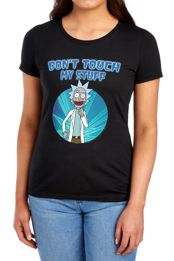 Rick And Morty - Don'T Touch Women's Short Sleeve