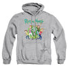 Rick And Morty - Family Fights Together Adult Pullover Hoodie
