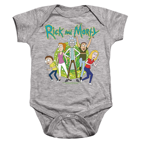 Rick And Morty - Family Fights Together Infant Snapsuit