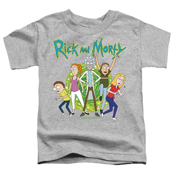 Rick And Morty - Family Fights Together Toddler Short Sleeve