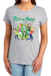 Rick And Morty - Family Fights Together Women's Short Sleeve