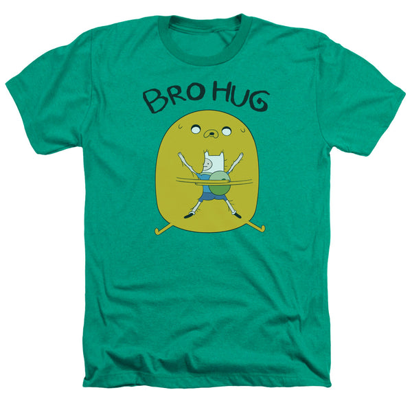 Adventure Time - Bro Hug Adult Regular Fit Heather Short Sleeve