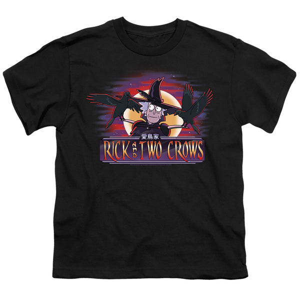 Rick And Morty - Rick And Two Crows Youth Short Sleeve