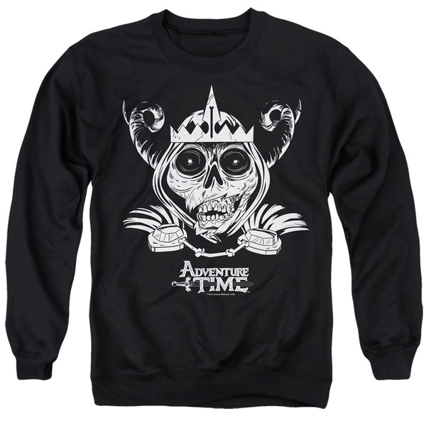 Adventure Time - Skull Face Adult Crewneck Sweatshirt