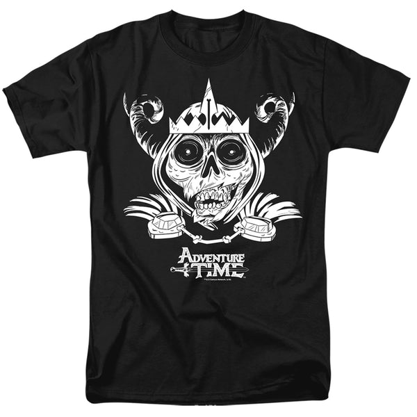 Adventure Time - Skull Face Adult Regular Fit Short Sleeve
