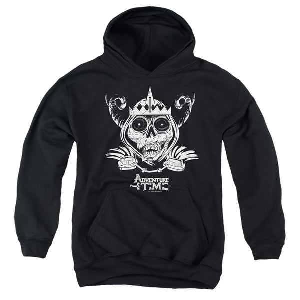 Adventure Time - Skull Face Youth Hooded Sweatshirt