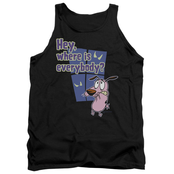 Courage - Where Is Everybody Adult Tank Top