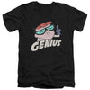 Dexter's Laboratory - Genius Adult Slim Fit V Neck Cotton