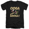 Courage - Ooga Booga Booga Adult Slim Fit V Neck Cotton