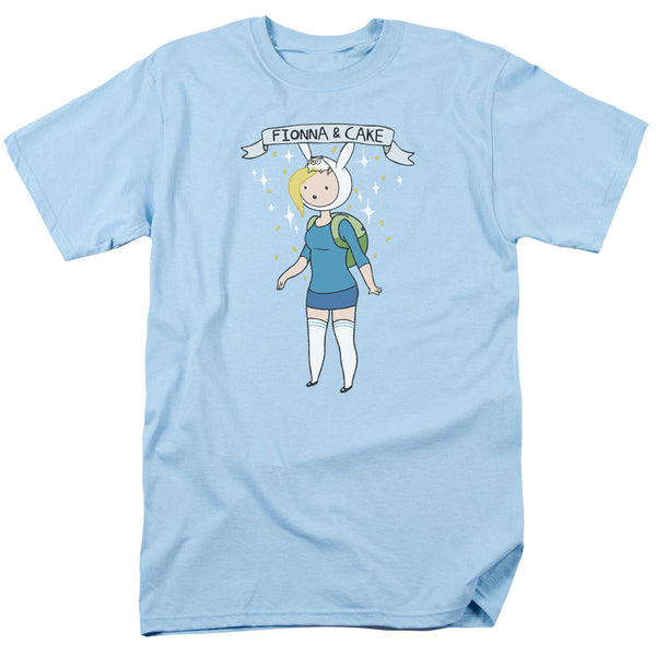 Adventure Time - Fionna & Cake Adult Regular Fit Short Sleeve