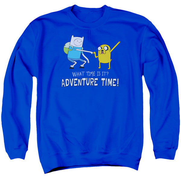 Adventure Time - Fist Bump Adult Crewneck Sweatshirt
