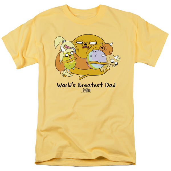 Adventure Time - Worlds Greatest Dad Adult Regular Fit Short Sleeve