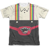 Uncle Grandpa - Lederhosen Adult Regular Fit Short Sleeve 65 - 35 Poly - Cotton