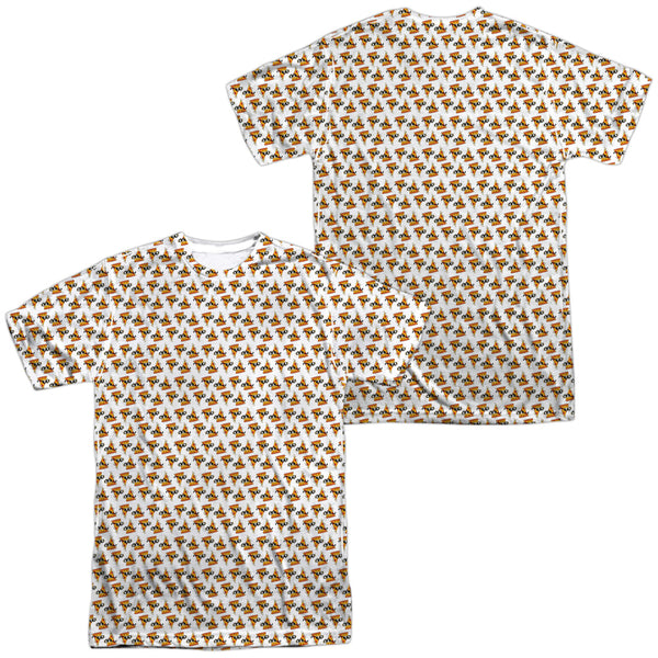 Uncle Grandpa - Pizzas (Front - Back Print) Adult Regular Fit Short Sleeve 100% Poly