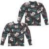 Regular Show - Golf Cart Ride (Front - Back Print) L - S Adult Poly Crew