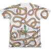 Uncle Grandpa - Rainbows Adult Regular Fit Short Sleeve 65 - 35 Poly - Cotton