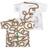 Uncle Grandpa - Rainbows (Front - Back Print) Youth Short Sleeve 100% Poly