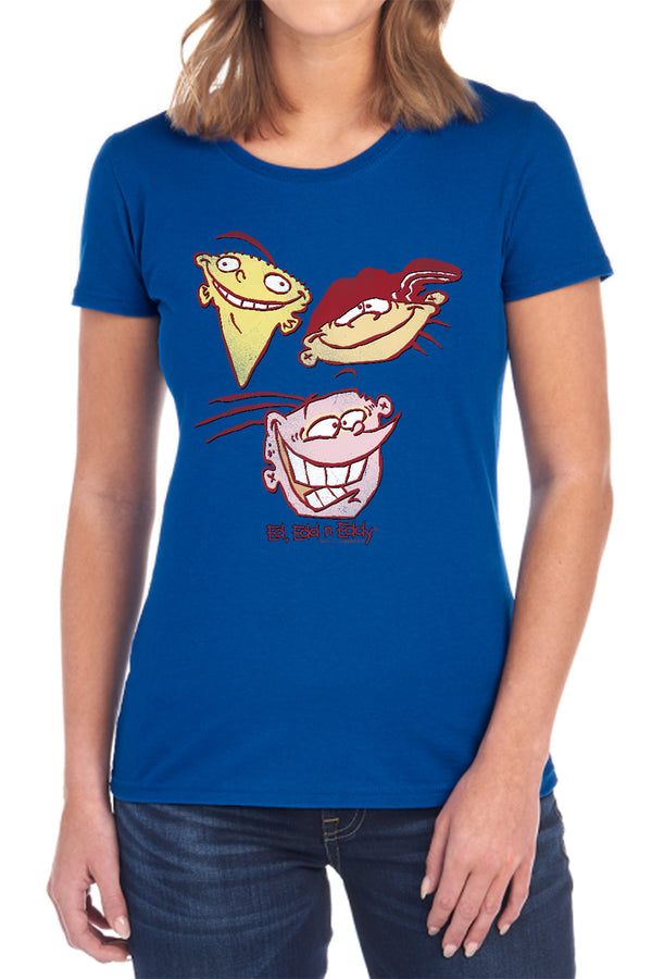 Ed Edd Eddy - Three Heads Women's Short Sleeve