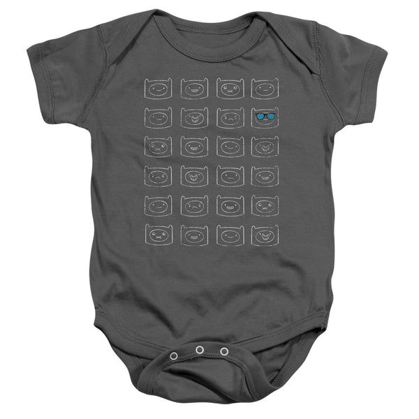 Adventure Time - Finn Faces Infant Snapsuit