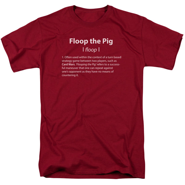 Adventure Time - Floop The Pig Adult Regular Fit Short Sleeve
