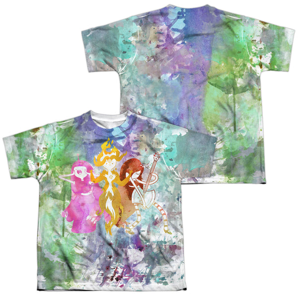 Adventure Time - Three Ladies (Front - Back Print) Youth Short Sleeve 100% Poly