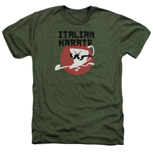 Uncle Grandpa - Italian Karate Adult Regular Fit Heather Short Sleeve