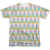 Adventure Time - Hexagon Pattern Adult Regular Fit Short Sleeve 65 - 35 Poly - Cotton