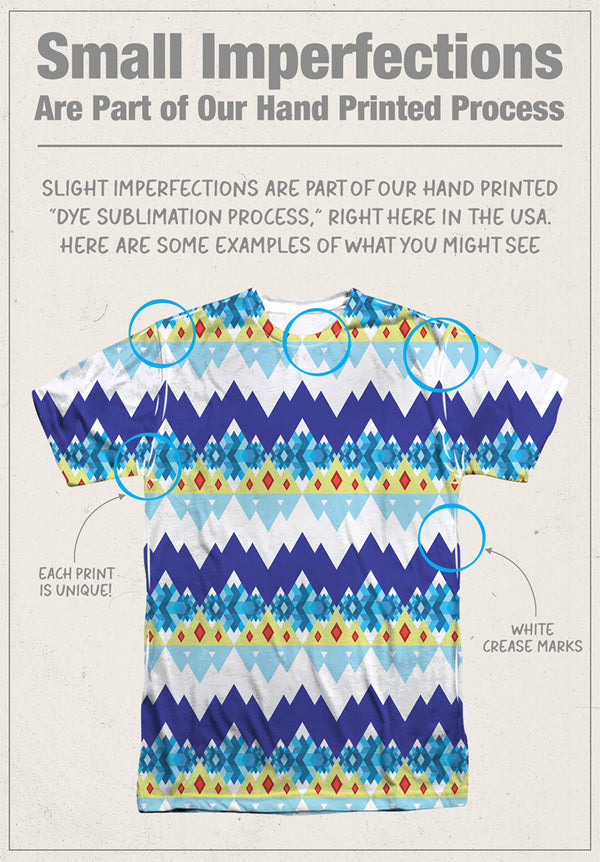 Adventure Time - ICe King Geometric Adult Regular Fit Short Sleeve 100% Poly