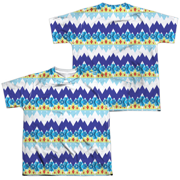 Adventure Time - ICe King Geometric (Front - Back Print) Youth Short Sleeve 100% Poly