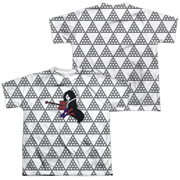 Adventure Time - Marcy Triangles (Front - Back Print) Youth Short Sleeve 100% Poly