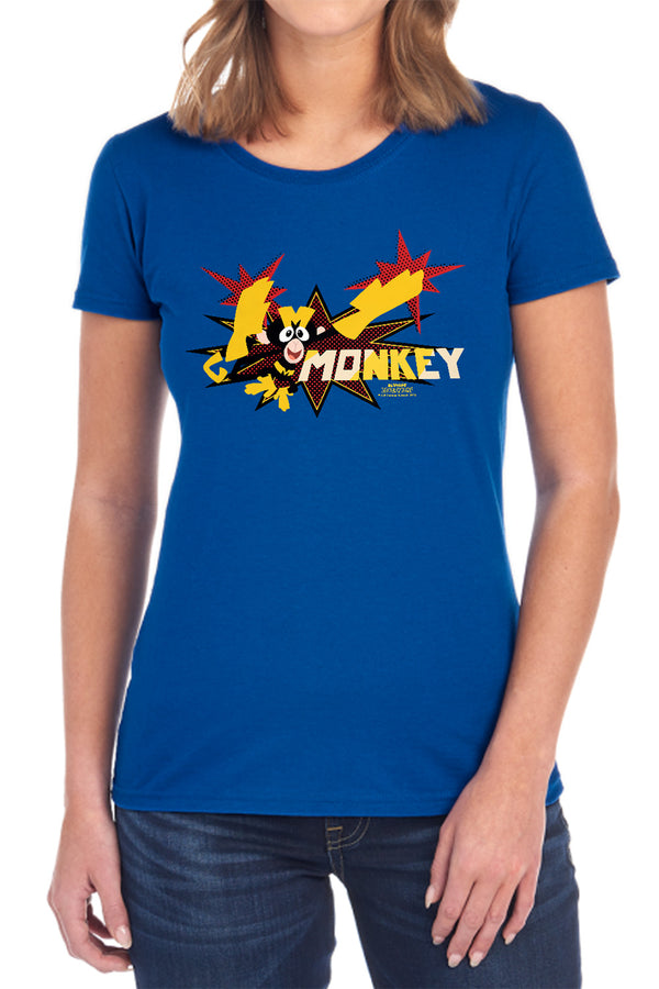 Dexter's Laboratory - Monkey Women'S Short Sleeve