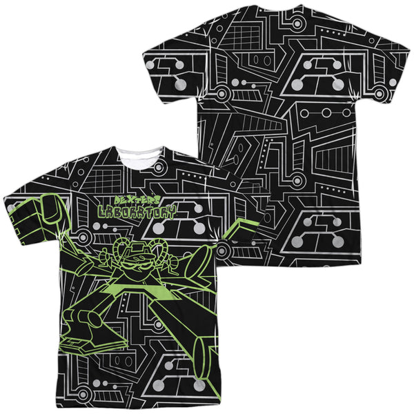 Dexter's Laboratory - Robot (Front - Back Print) Adult Regular Fit Short Sleeve 100% Poly
